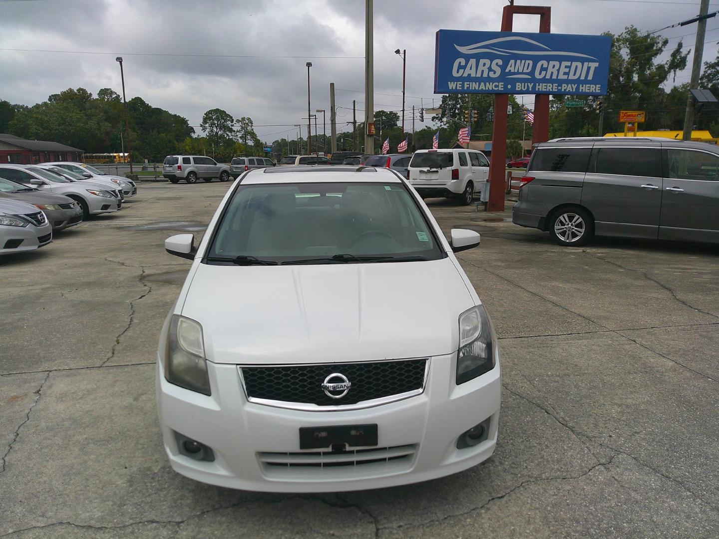 2012 WHITE NISSAN SENTRA (3N1AB6AP4CL) , located at 390 Hansen Avenue, Orange Park, FL, 32065, (904) 276-7933, 30.130497, -81.787529 - Photo#0